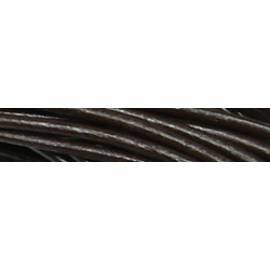Lederkette 1.5mm mit Silberverschlu&szlig; rotbraun - 45cm