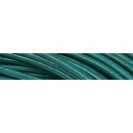 Lederkette 1.5mm mit Silberverschlu&szlig; absinth - 45cm