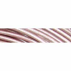 Lederkette 2.0mm mit Silberverschlu&szlig; mystique pink - 45cm