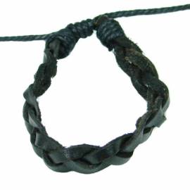 Klicken um zu vergrößern Lederarmband schwarz