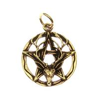 Bronzeanhnger Pentagramm Cernunnos