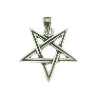 Silberanhnger Pentagramm